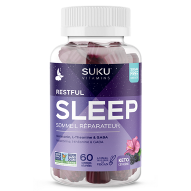 SUKU Vitamins Restful Sleep Blackberry Hibiscus